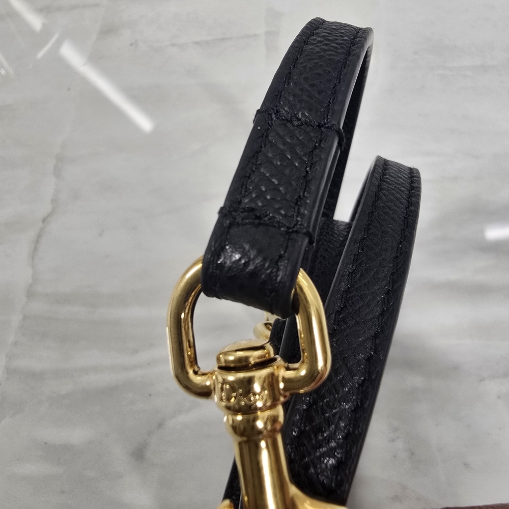 Dior Black Crossbody Bag with Gold Hardware - Picture 12 of 13